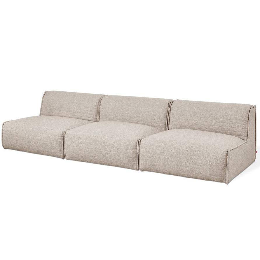Nexus Modular 3-PC Armless Sofa Sofa Gus Modern Parliament Coffee