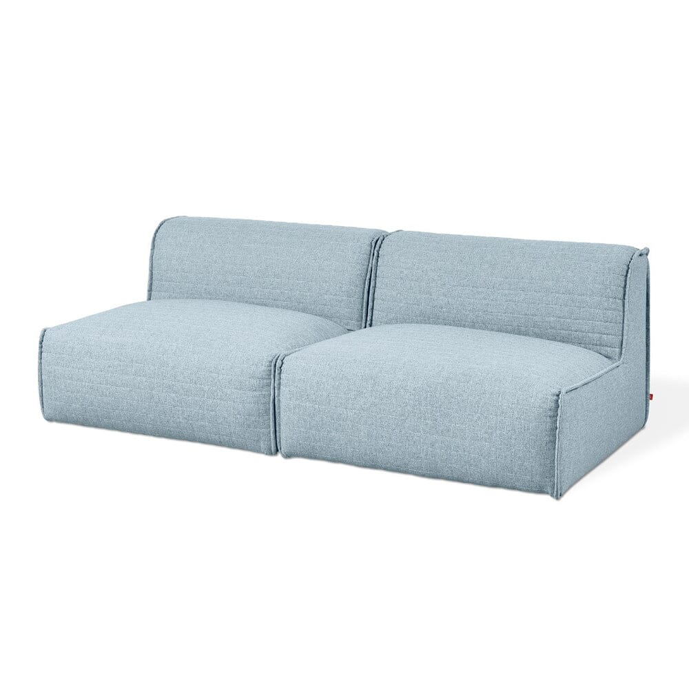 Nexus Modular 2-PC Armless Sofa Sofa Gus Modern Parliament Lake