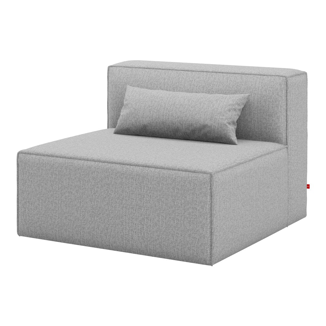 Mix Modular Armless Chair Armless Chair Gus Modern Parliament Stone