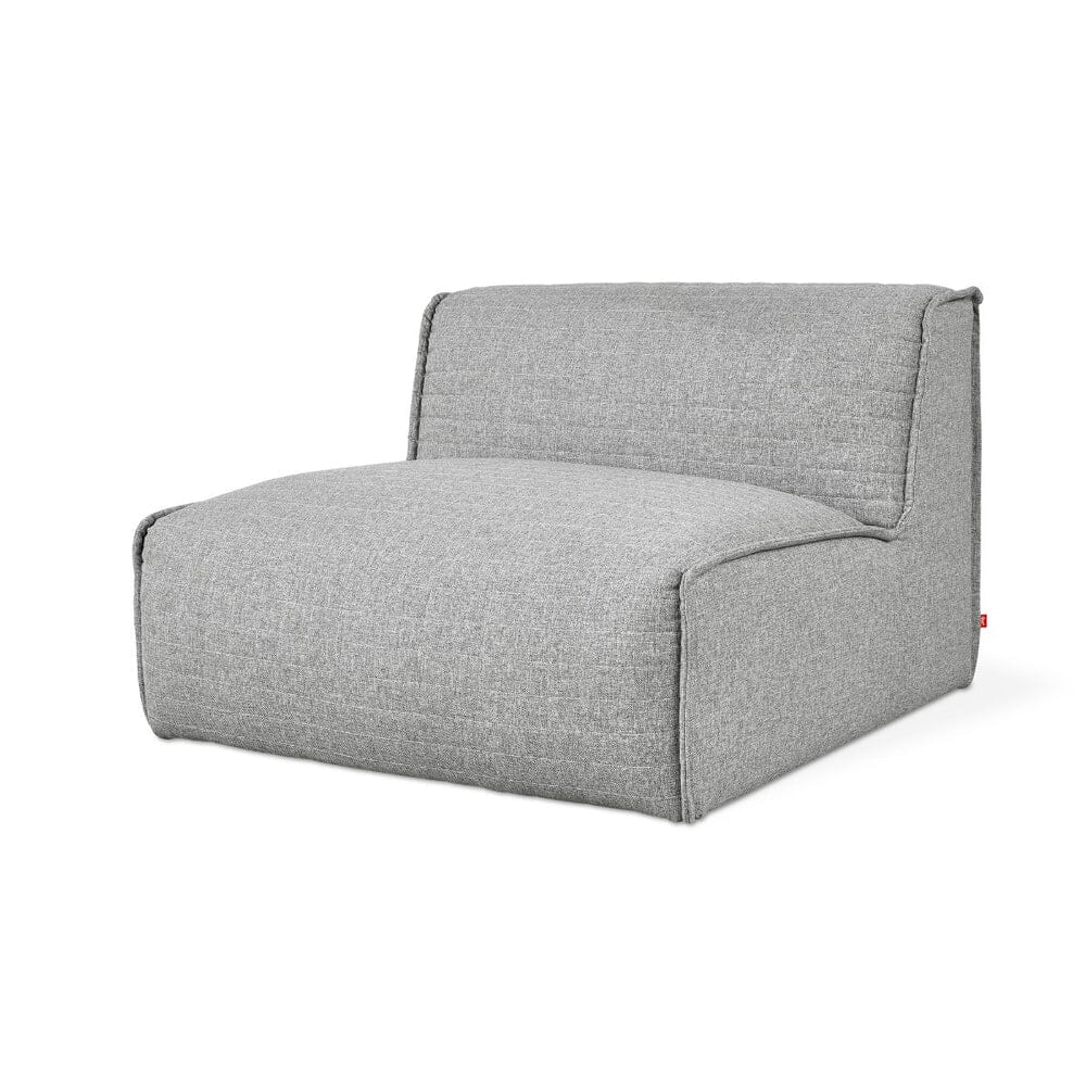 Nexus Modular Armless Chair Chairs Gus Modern Parliament Stone