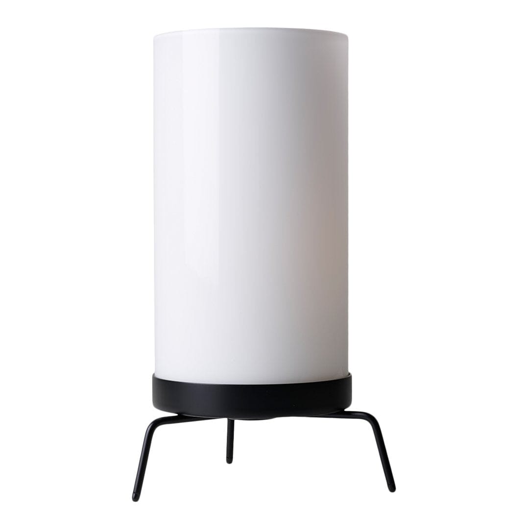 Paul Mccobb PM-02 Table Lamp Table Lamp Fritz Hansen Opal Glass - Black Lacquered Steel Base