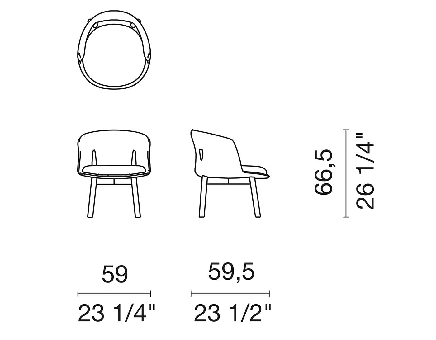 Peg Lounge Chair lounge chair Cappellini