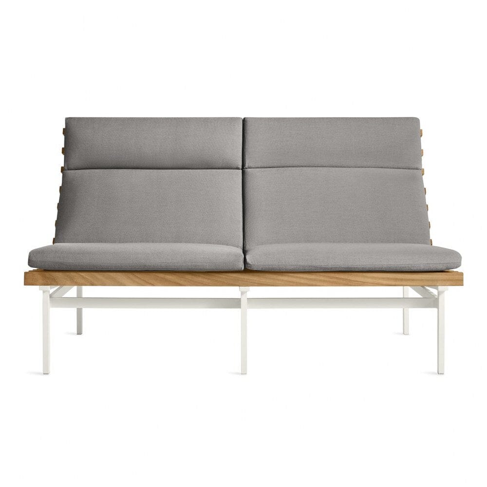 Perch Outdoor 2 Seat Sofa sofa BluDot Toohey Charcoal Whtie