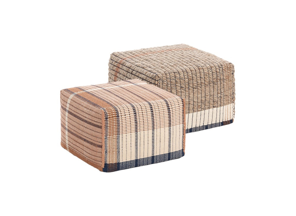 Reversible Pouf Rug Gan