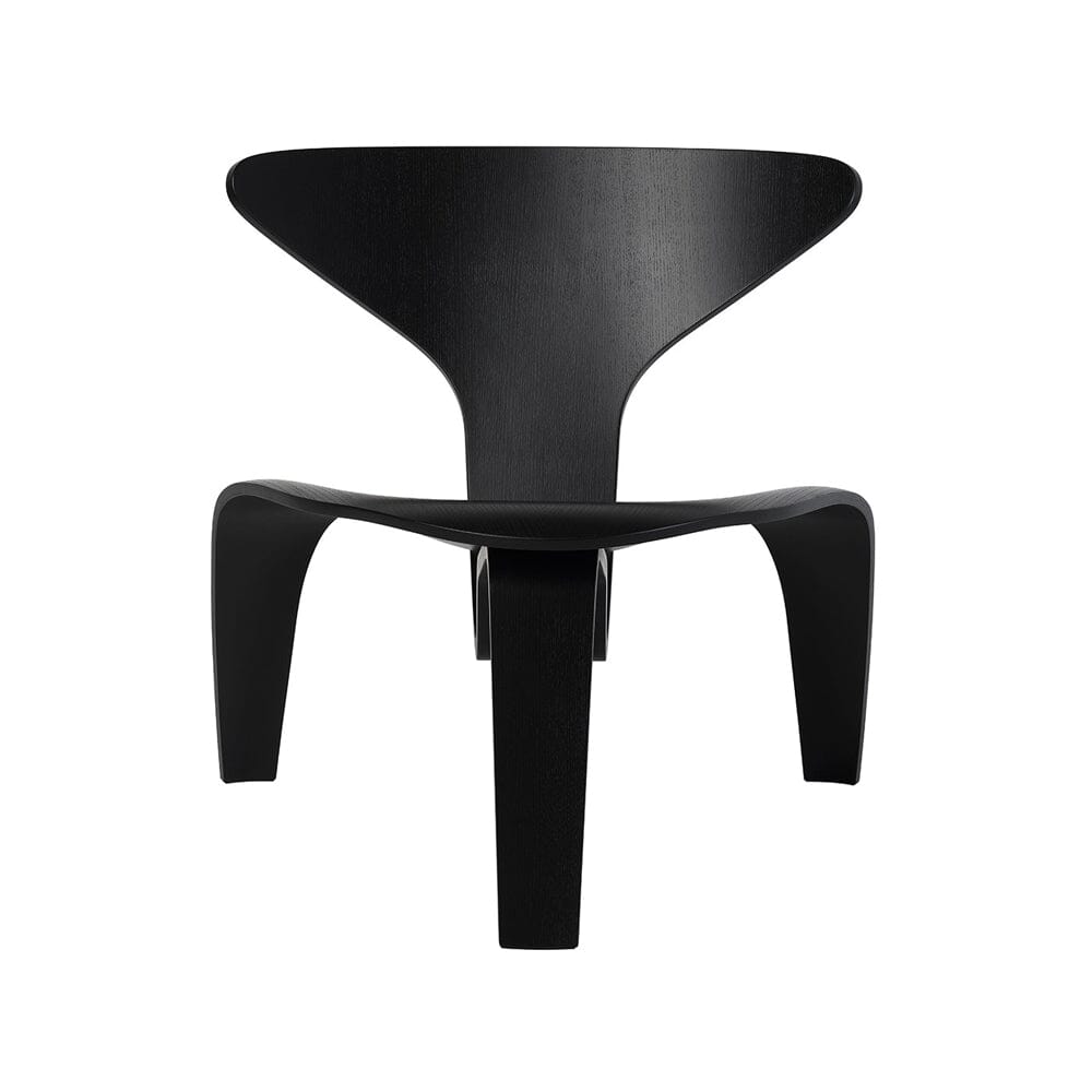 PK0 A™ Lounge Chair lounge chair Fritz Hansen Black colored ash