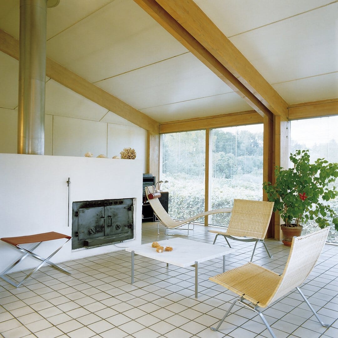 PK24 Wicker Chaise Lounge lounge chair Fritz Hansen