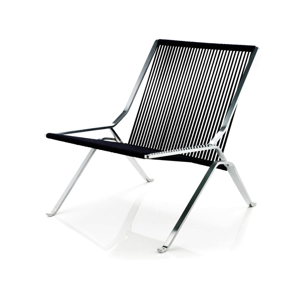 PK25 Lounge Chair lounge chair Fritz Hansen Black Halyard