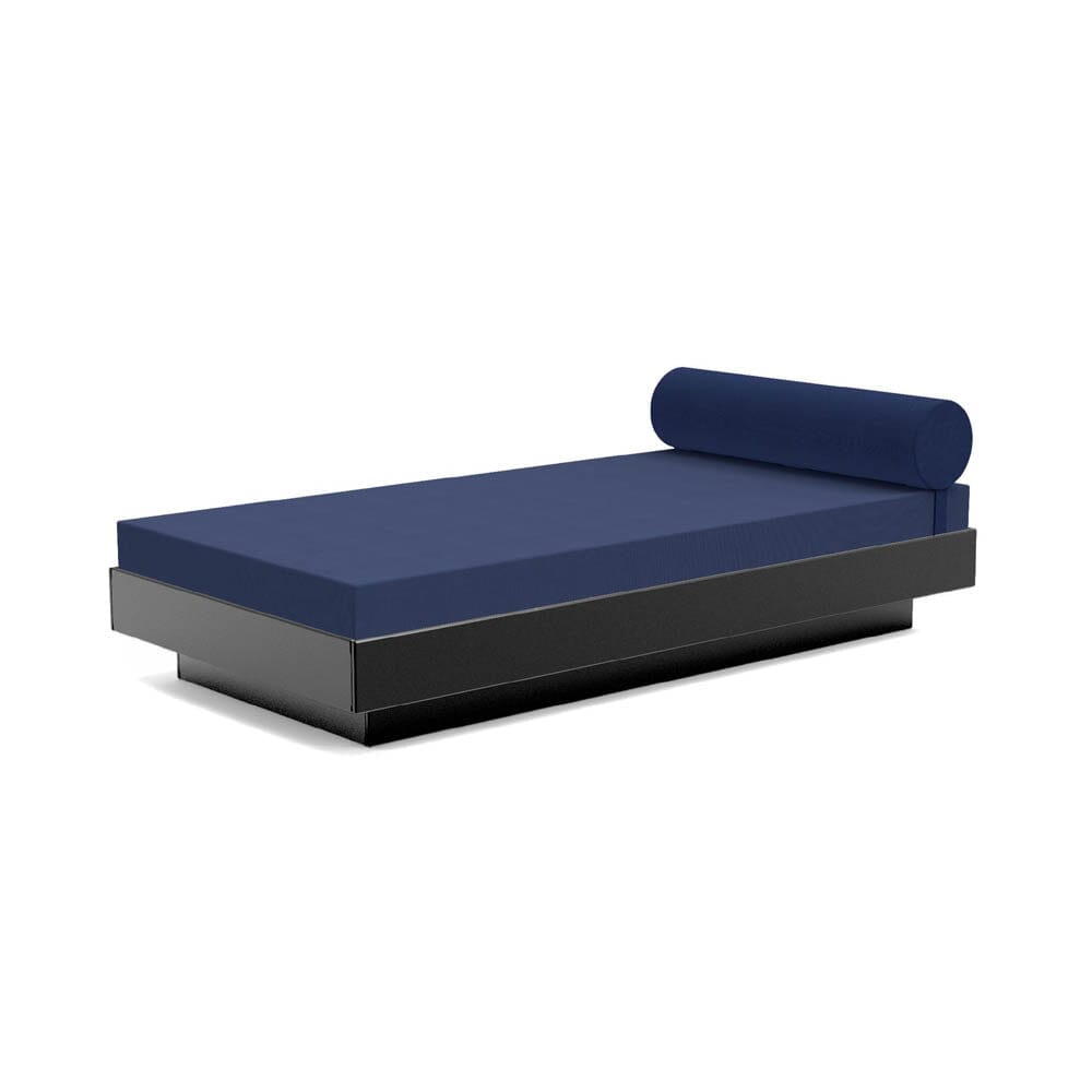 Platform One Daybed Beds Loll Designs Charcoal Grey Canvas Navy