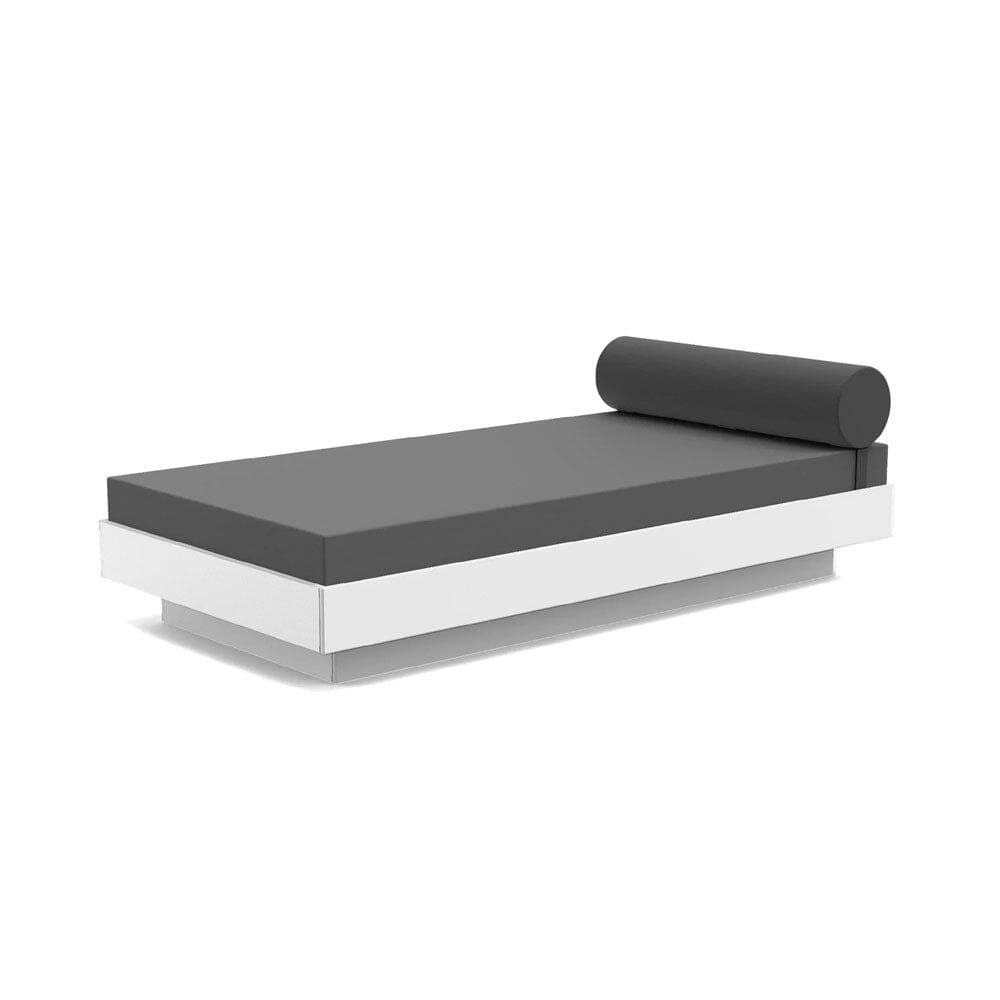 Platform One Daybed Beds Loll Designs Cloud White Cast Charcoal