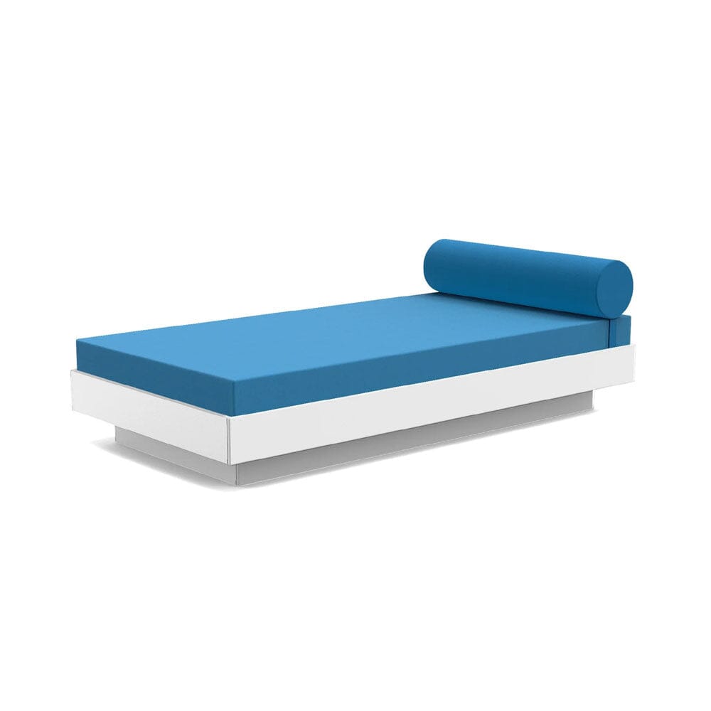 Platform One Daybed Beds Loll Designs Cloud White Canvas Regatta