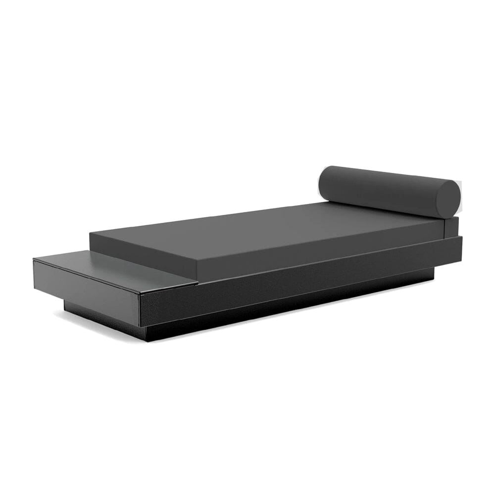 Platform One Daybed with Table Beds Loll Designs Black Cast Charcoal