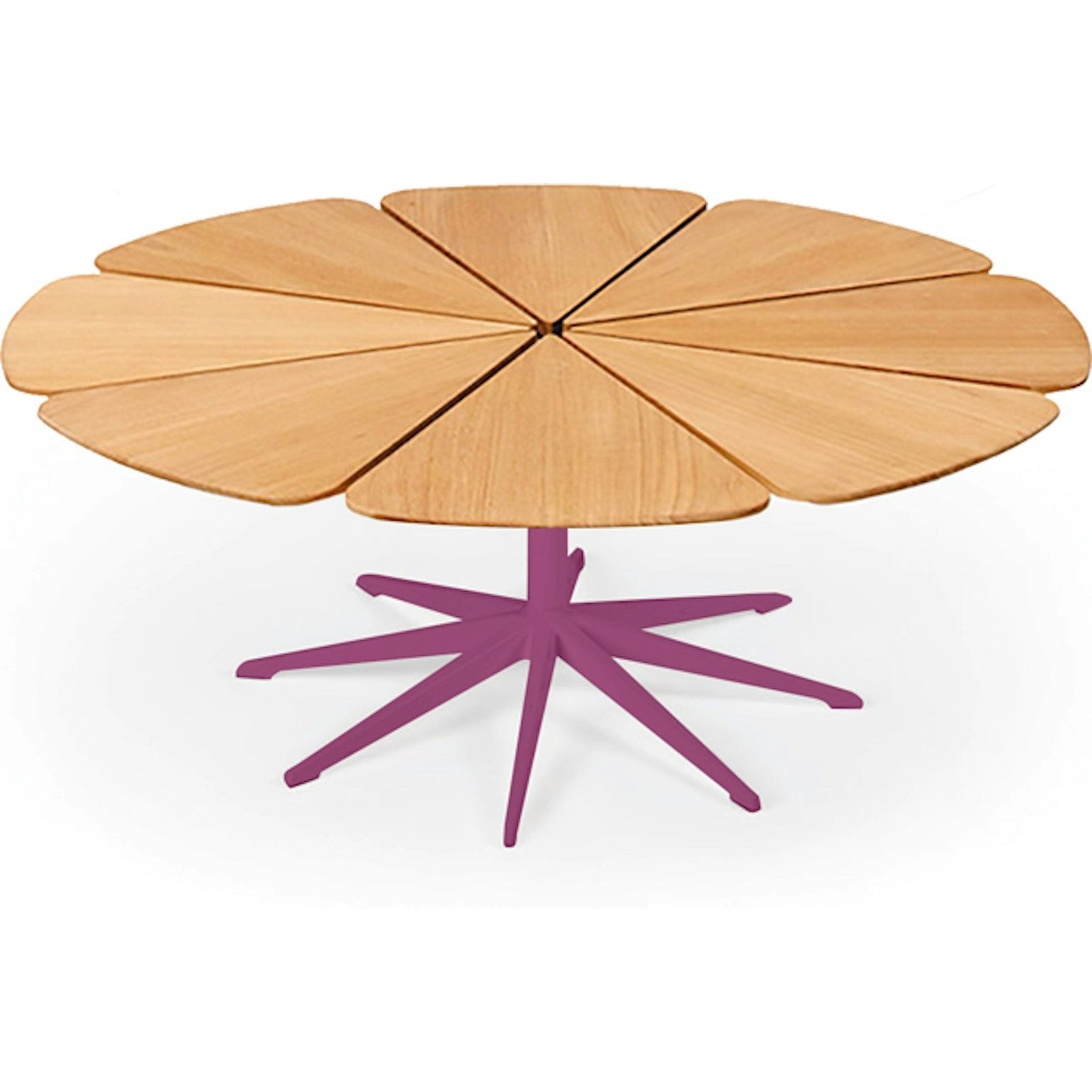 Richard Schultz Petal Coffee Table Coffee Tables Knoll Teak Petal Plum