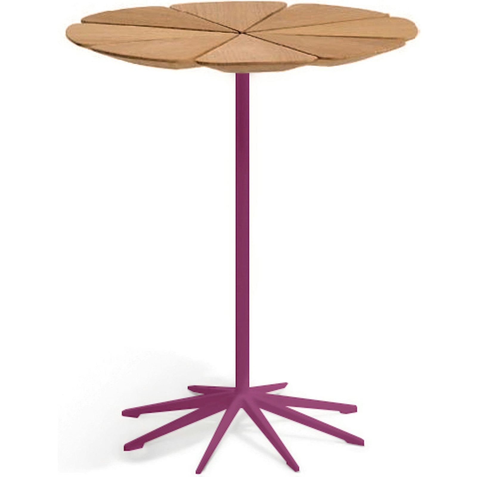Richard Schultz Petal End Table side/end table Knoll Teak Petals Plum