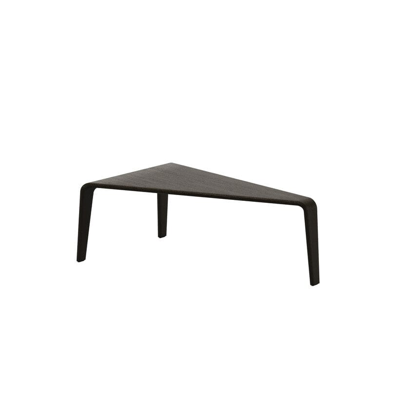 Ply Curved Plywood Low Table side/end table Arper Right-hand low table Black Finish