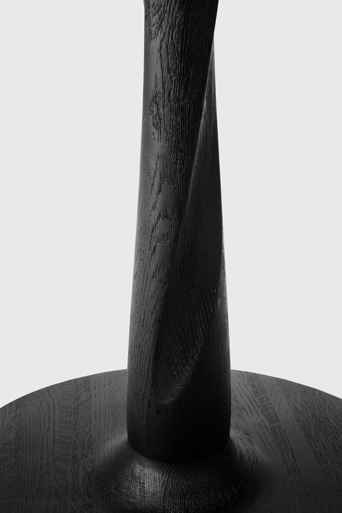 Torsion dining table - round - low height