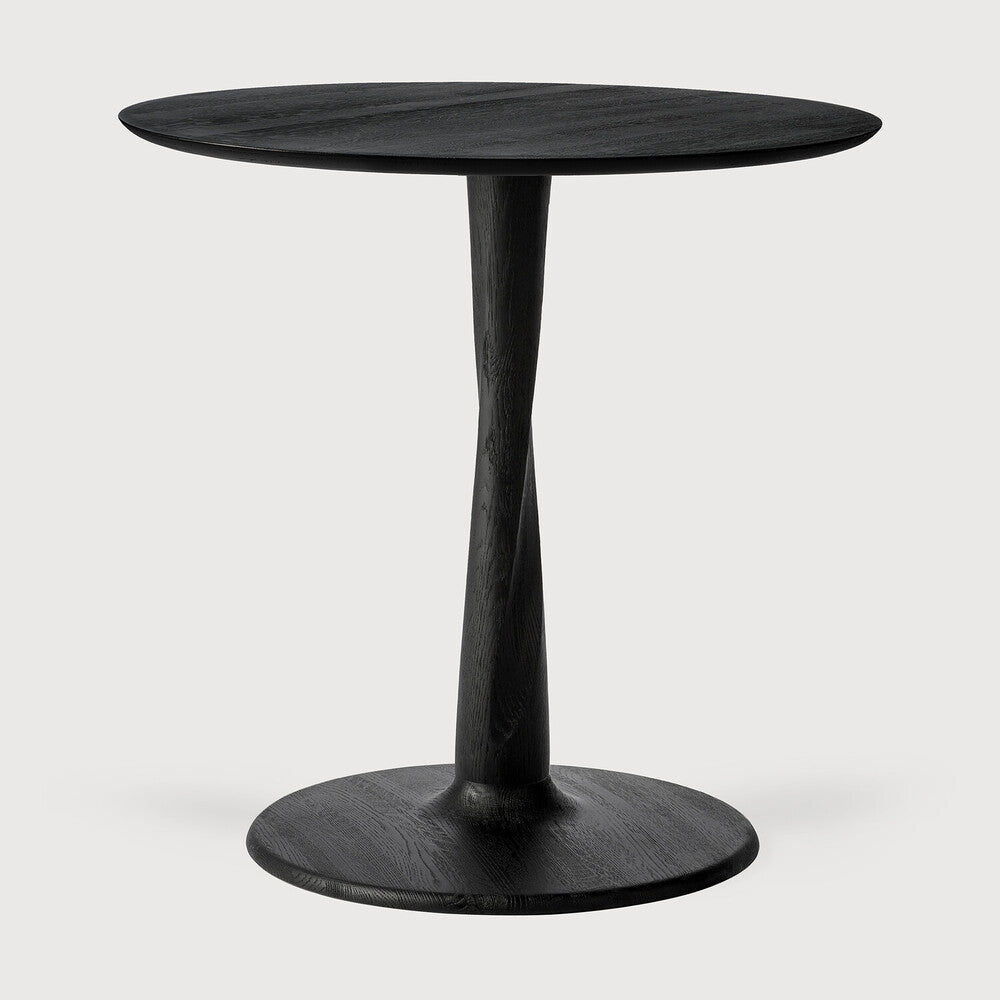Torsion dining table - round - low height