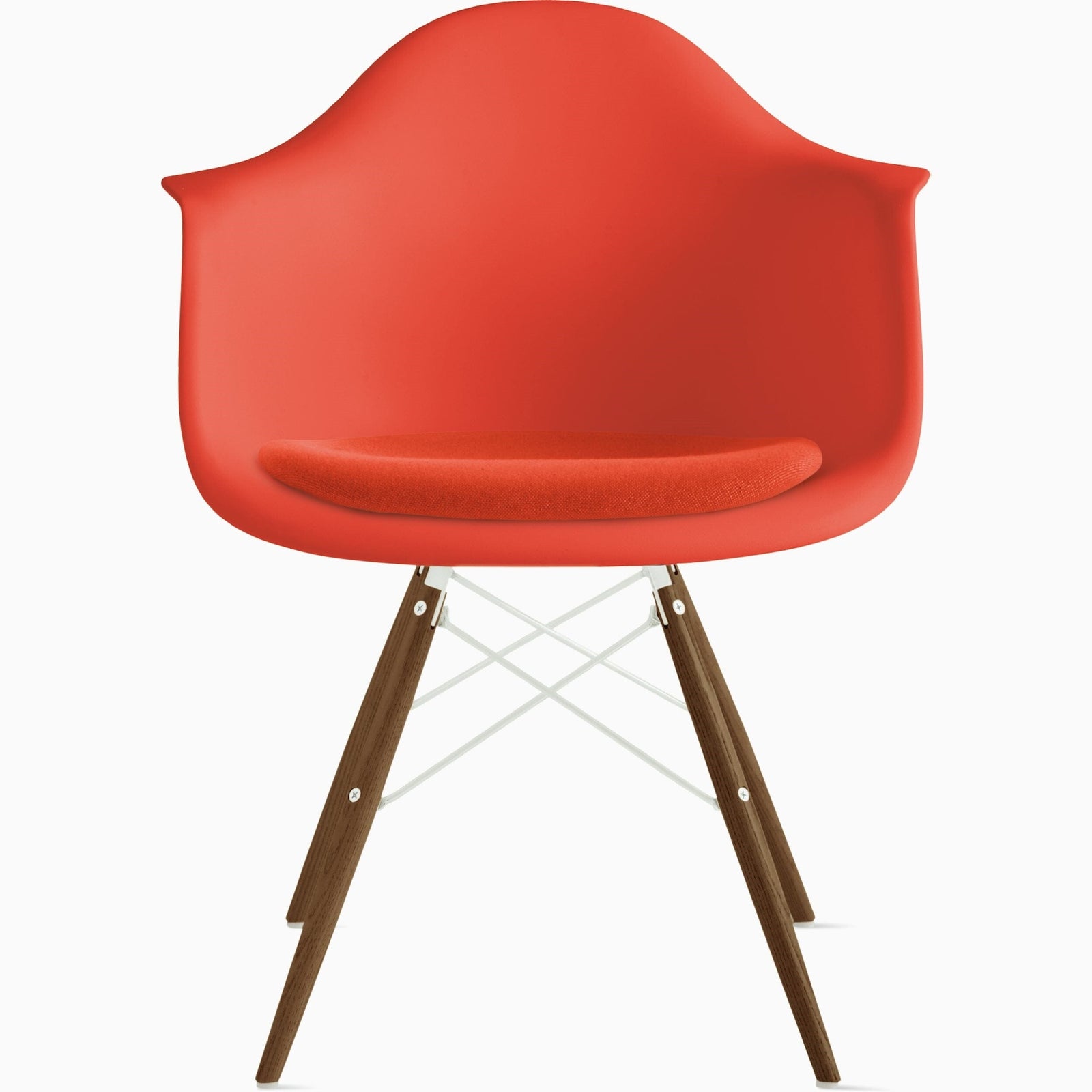 Eames Dowel Base Armchair With Seat Pad Armchair herman miller