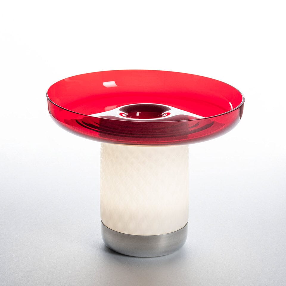 Bonta Portable LED Table Lamp Table Lamps Artemide Plate +$75 Red