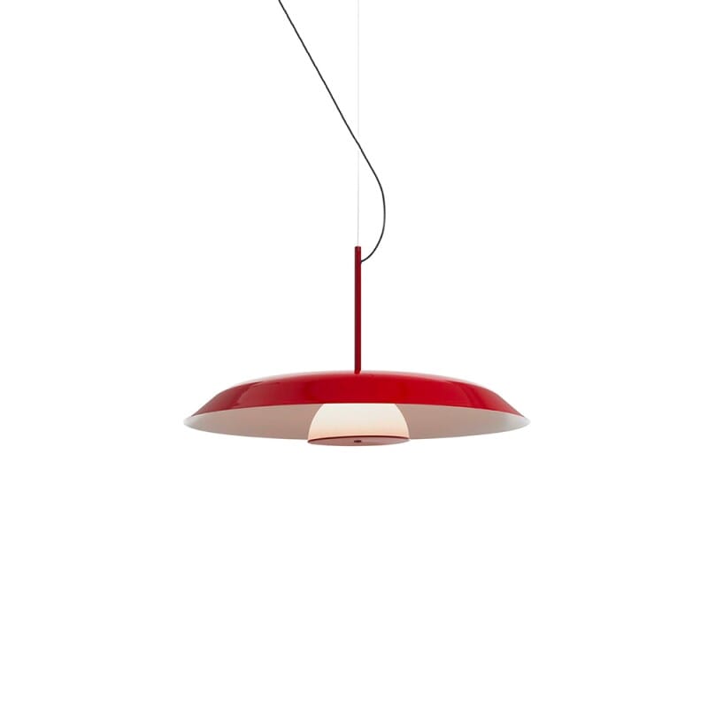 Iride Pendant Lamp Pendant Lights Oluce Small Scarlet Red