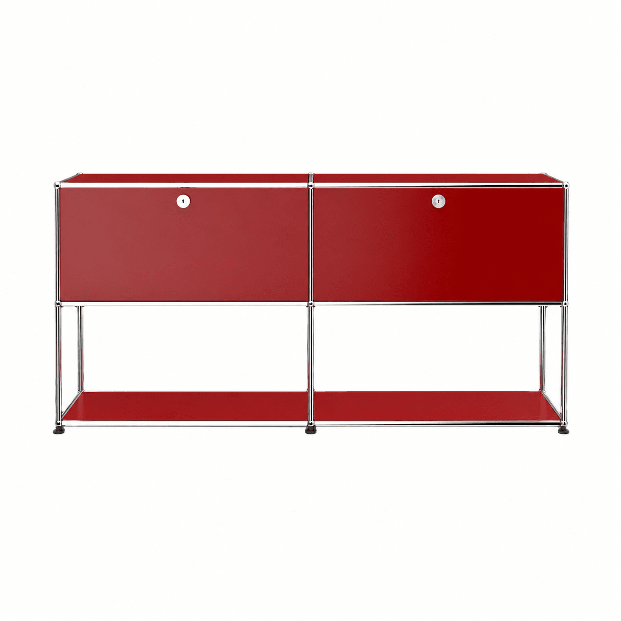 USM Haller Credenza F2 storage USM Ruby Red