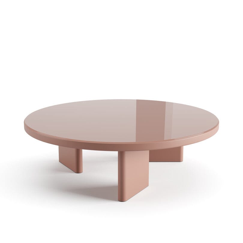 Roopa Round Coffee Table Coffee Tables Arper Pink Jaipur