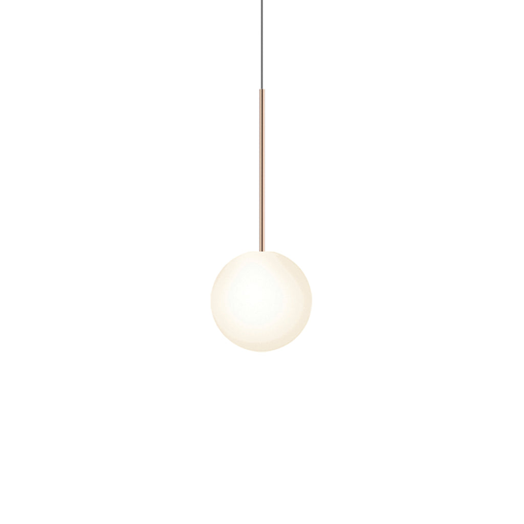 Bola Sphere Pendant Light Pendant Lights Pablo Rose Gold 8"