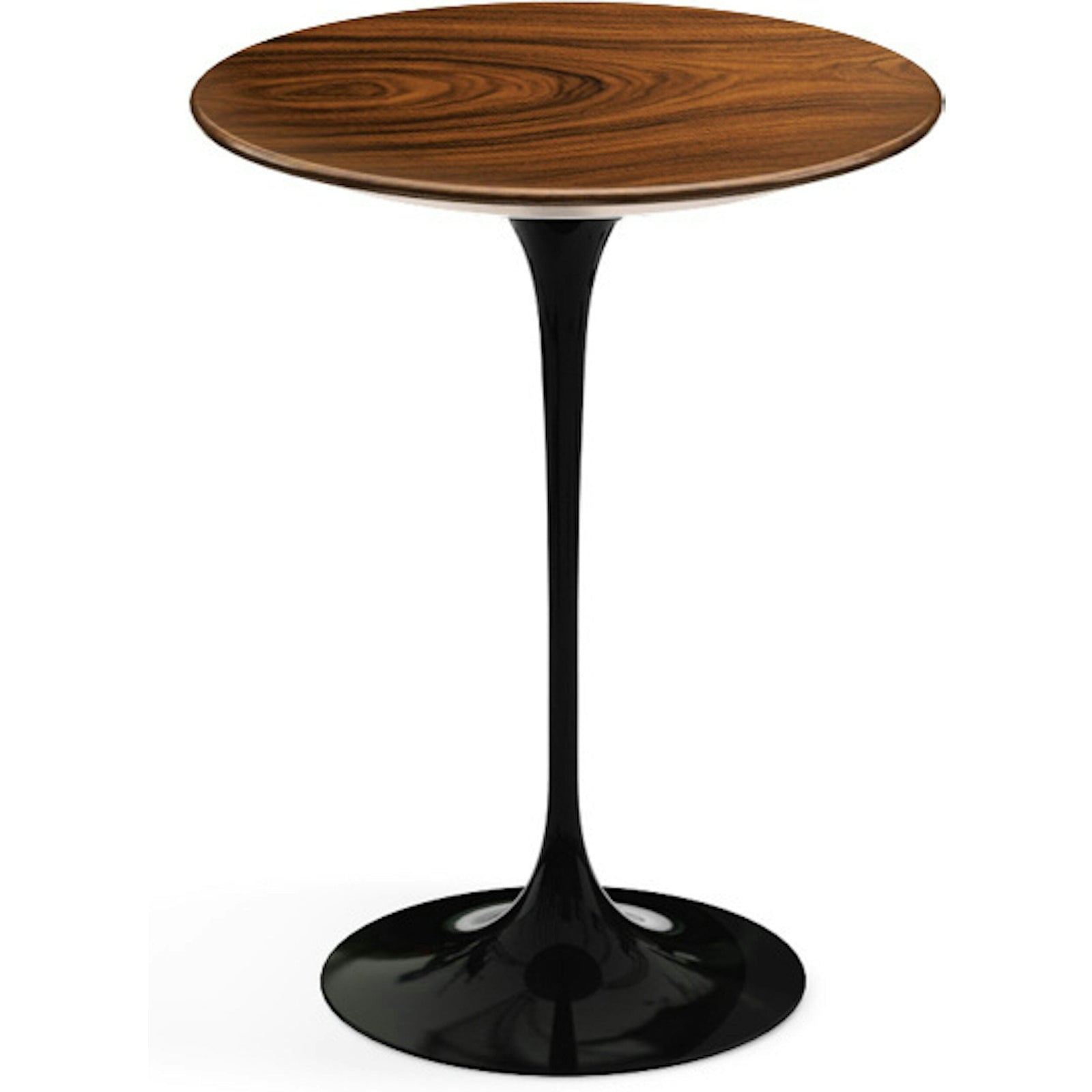 Saarinen Side Table - 16" Round side/end table Knoll Black Rosewood