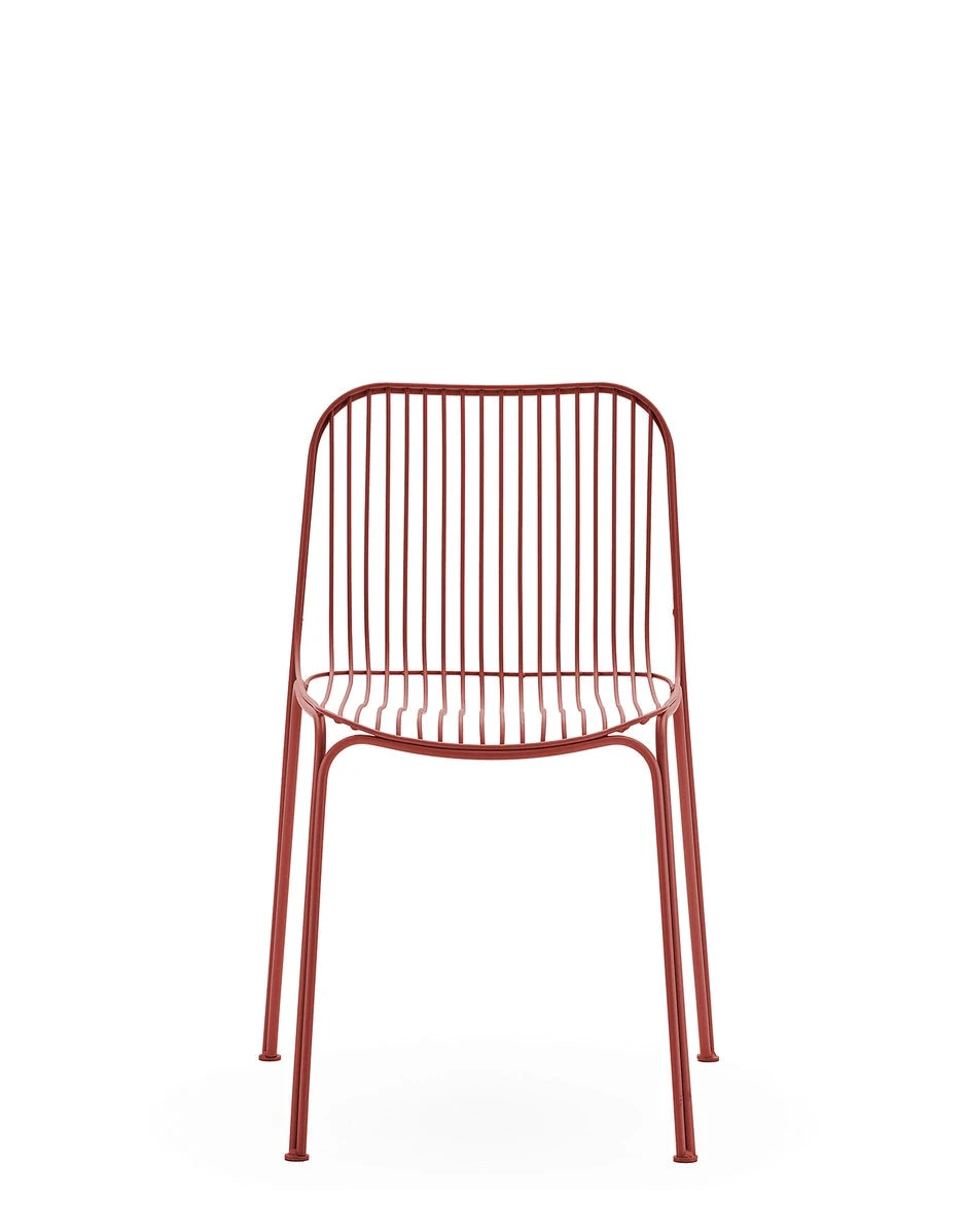 Hiray Dining Chair Dining Chair Kartell Rust Seat Cushion - Ecru