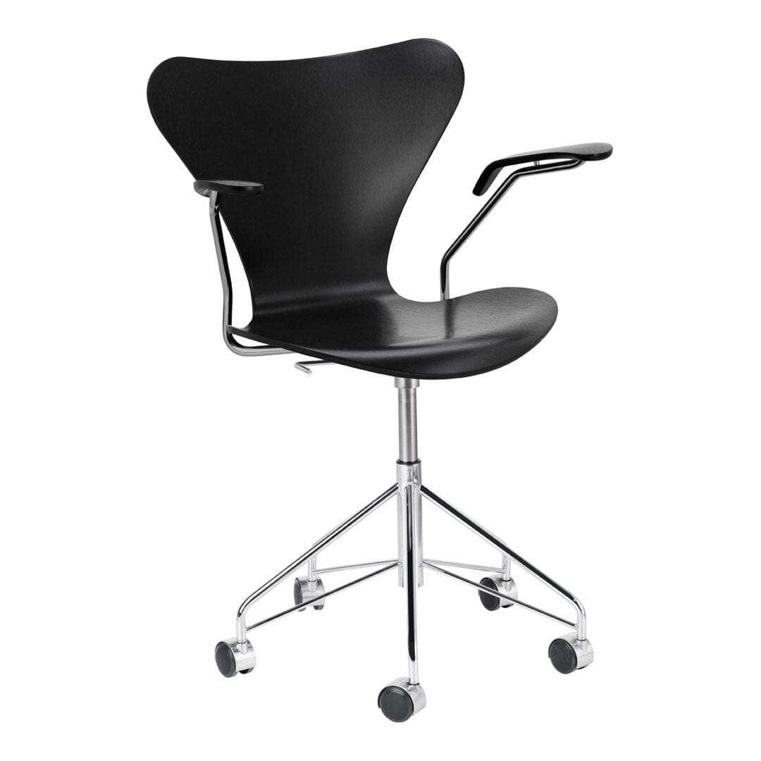 Series 7 Swivel Arm Chair Dining chairs Fritz Hansen