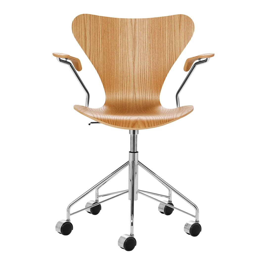 Series 7 Swivel Arm Chair Dining chairs Fritz Hansen