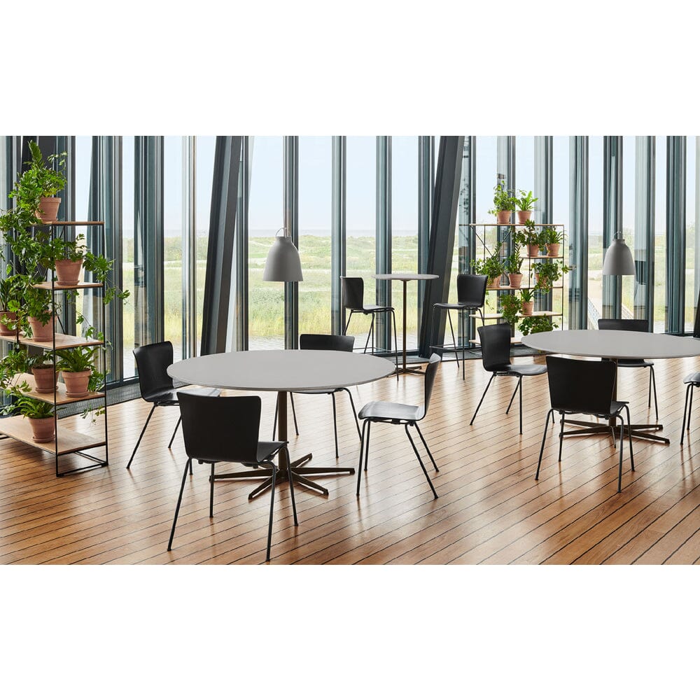 Small Pedestal Base Circular Table Dining Tables Fritz Hansen