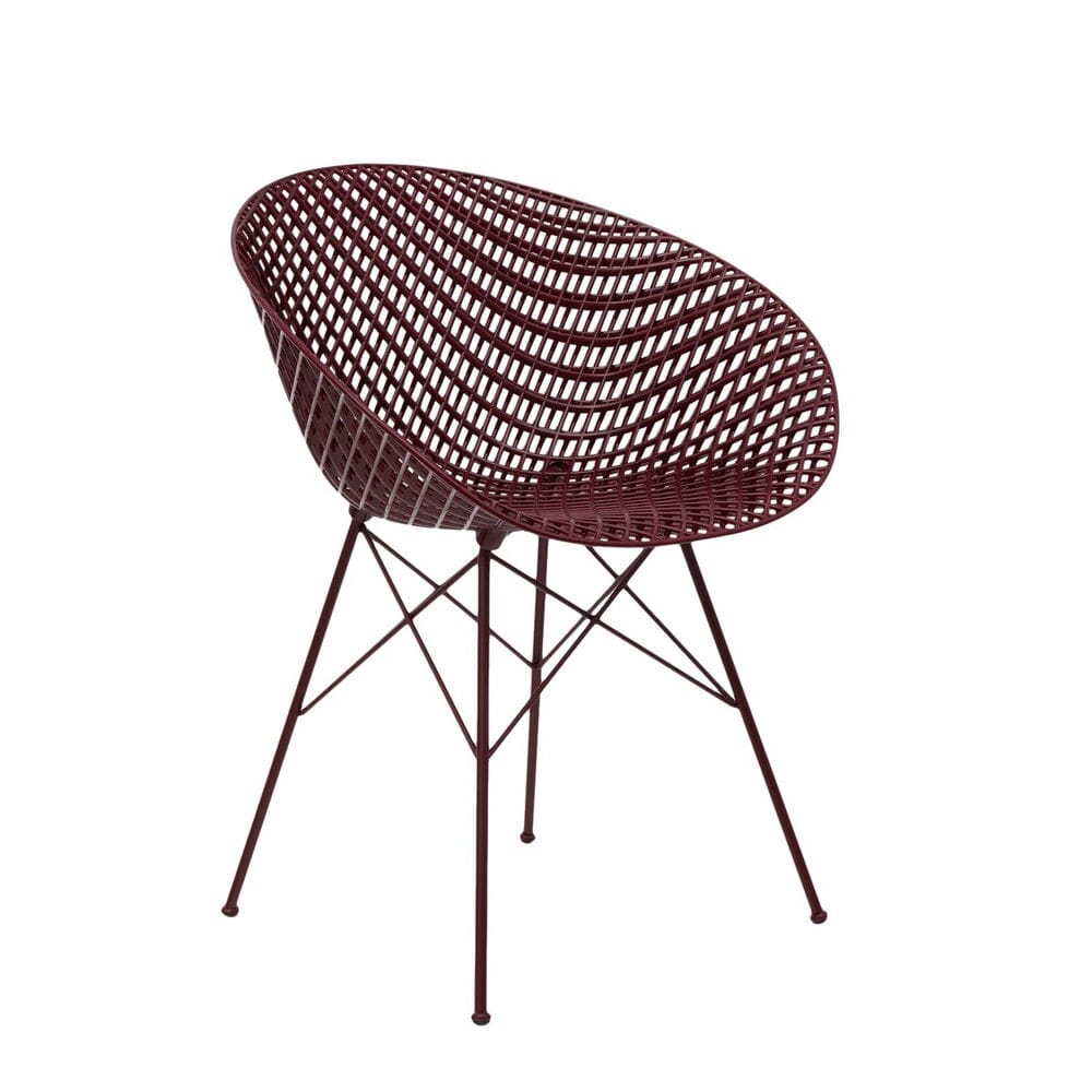 Smatrik Outdoor Chair (2 Chairs) Chairs Kartell Matte Plum/Plum