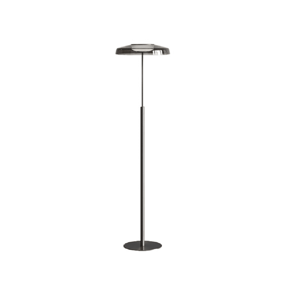 Dora Floor Lamp Floor Lamps Oluce Smokey Grey