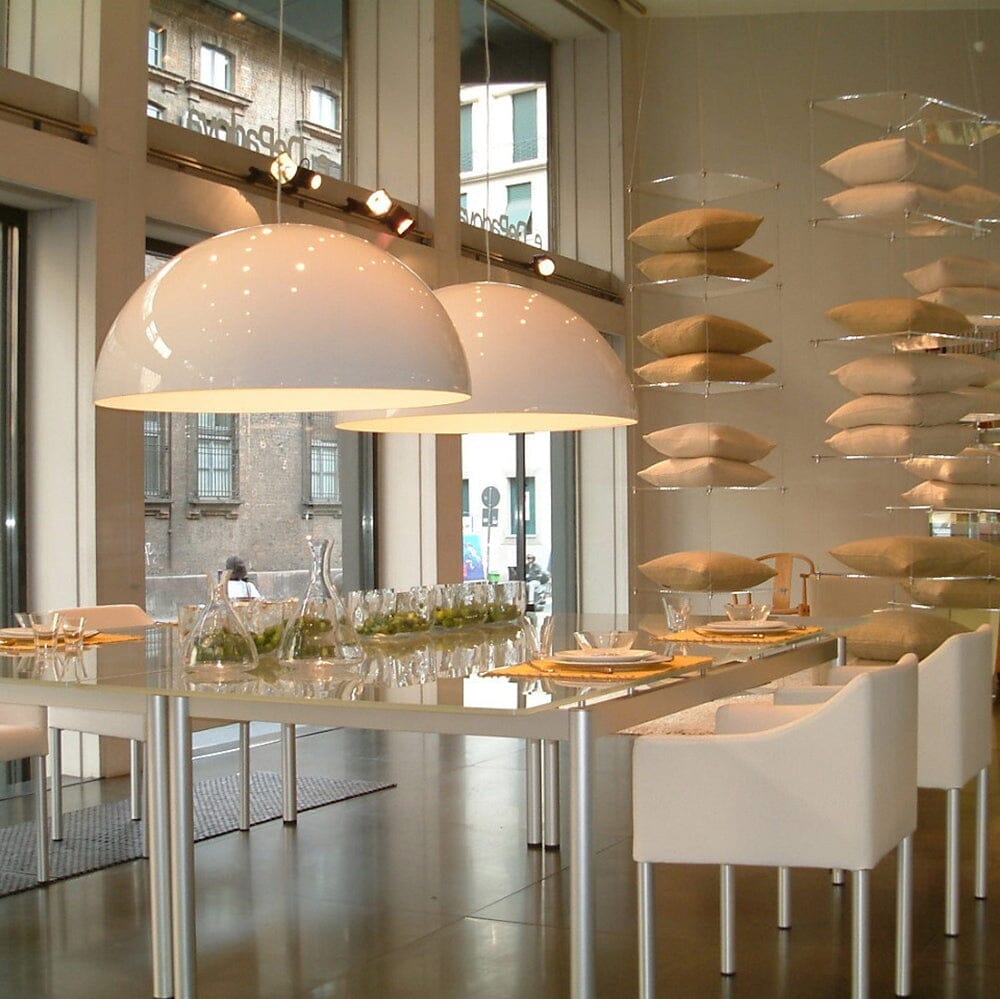 Sonora PMMA Pendant Light Floor Lamps Oluce Opaline