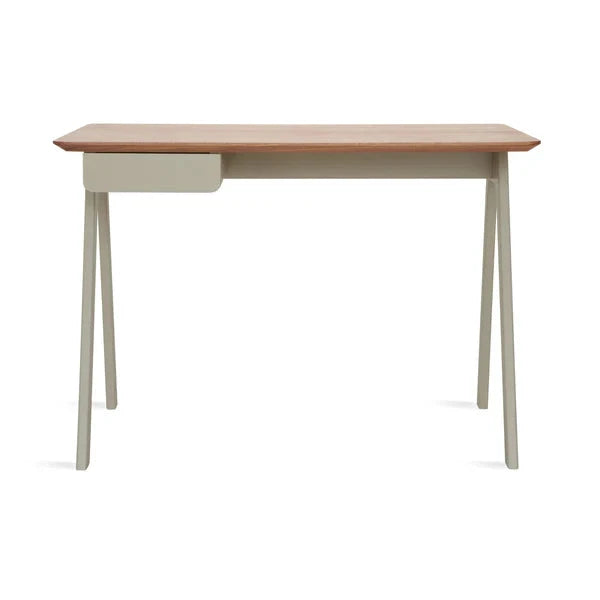 Stash Desk Desk's BluDot Walnut / Putty Grey