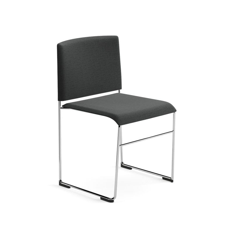 Stacy Stacking Chair With Backrest & Seat Upholstery Chairs Arper