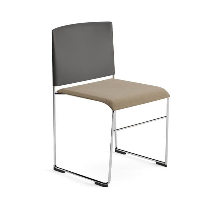 Stacy Stacking Chair With Seat Upholstery Chairs Arper