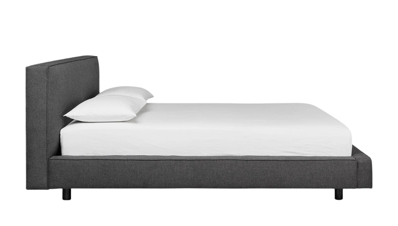 Parcel Bed Beds Gus Modern Queen Stockholm Graphite / Ash Black