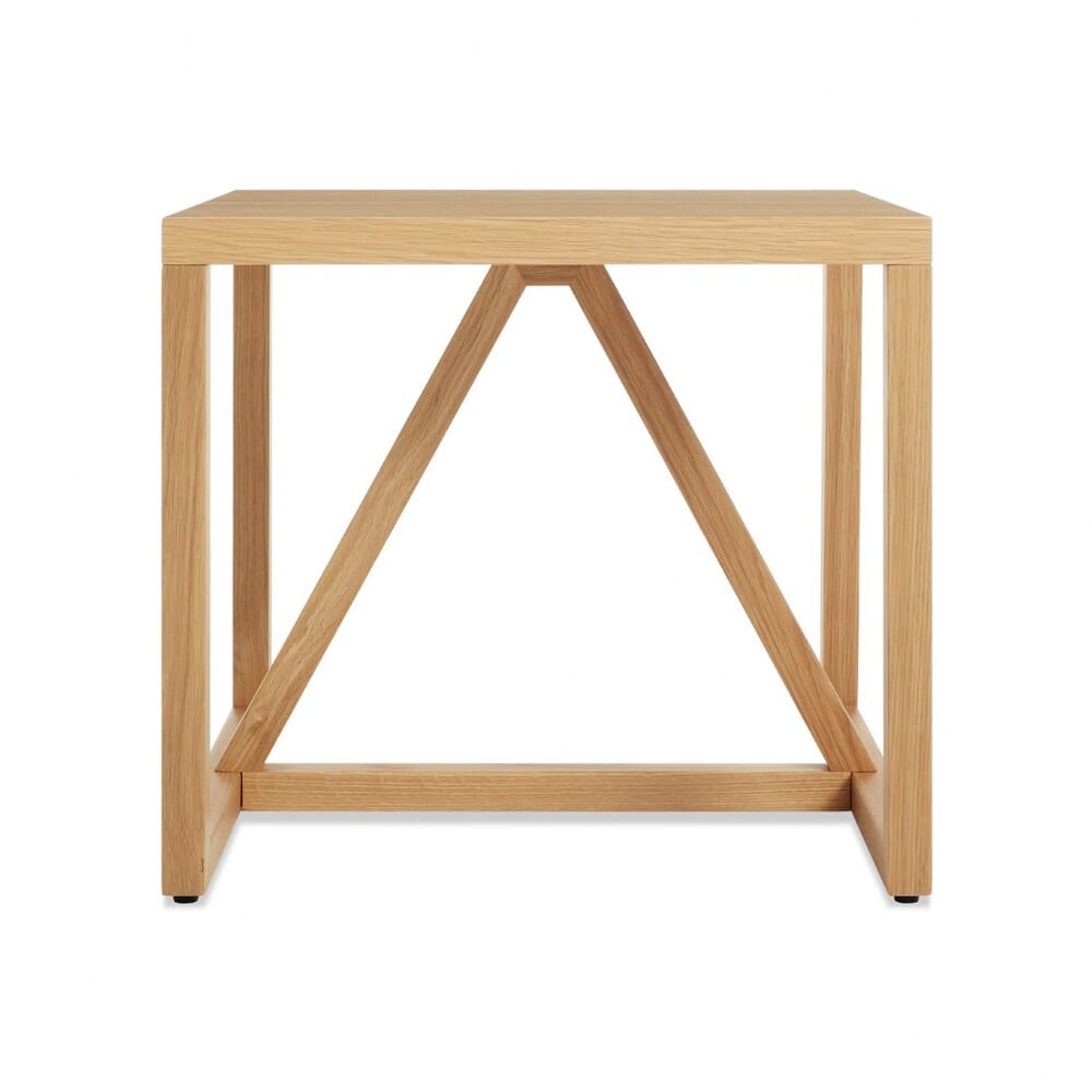 Strut Side Wood Table side/end table BluDot White Oak