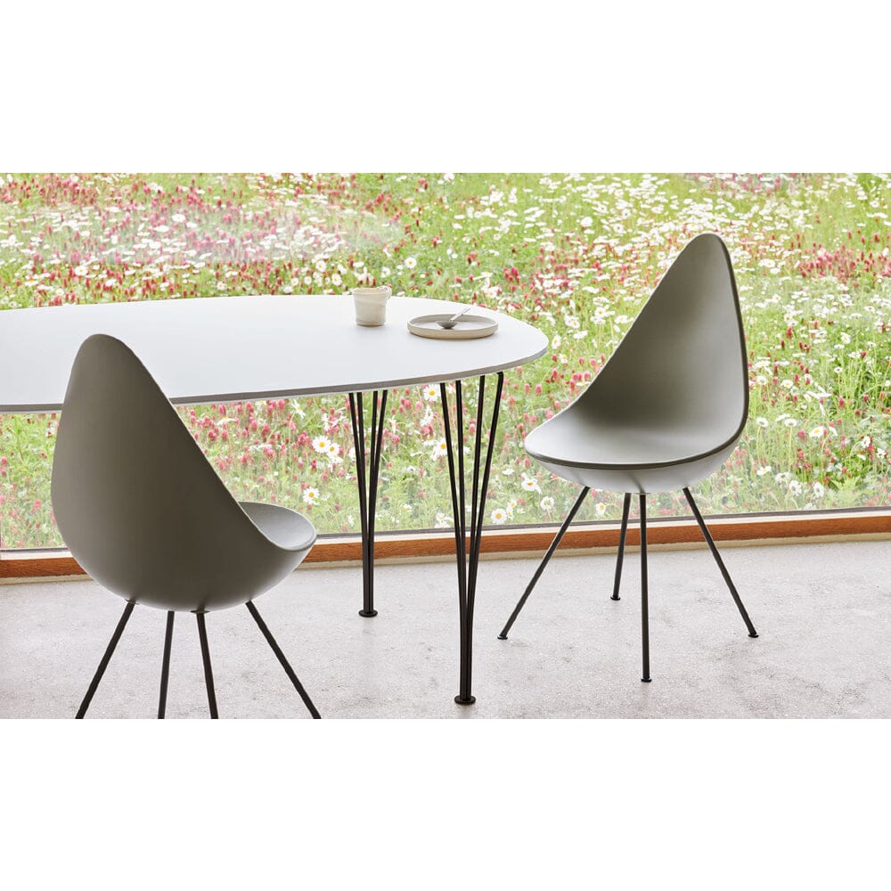Superellipse Span Leg Table Dining Tables Fritz Hansen