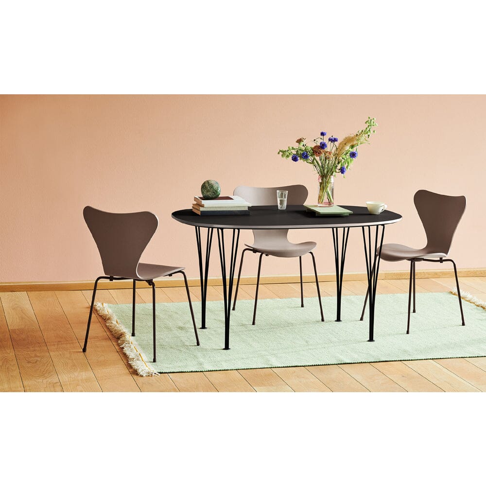 Superellipse Span Leg Table Dining Tables Fritz Hansen