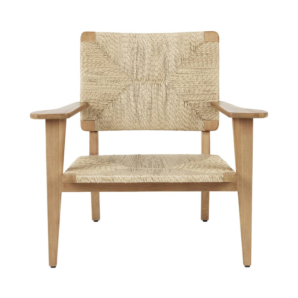 F-Chair Outdoor Lounge Chair lounge chair Gubi Natural teak