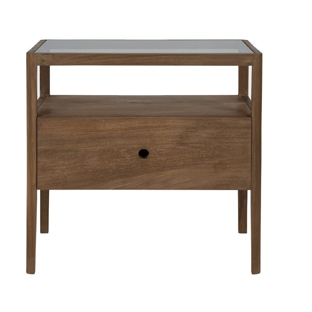 Teak Spindle Bedside Table side/end table Ethnicraft