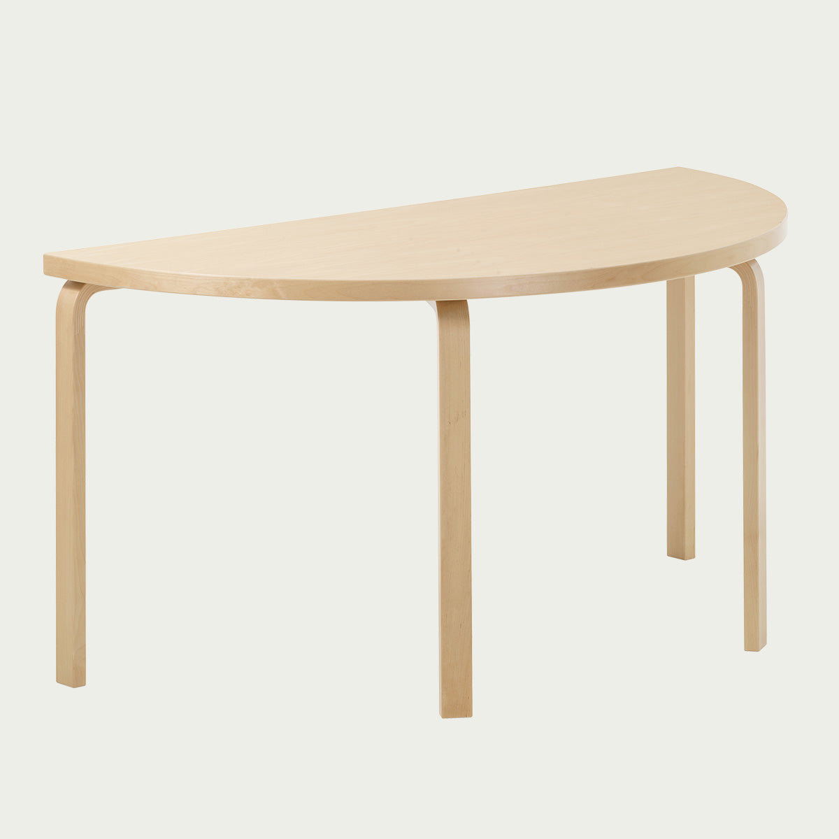 Aalto Table Half Round 96