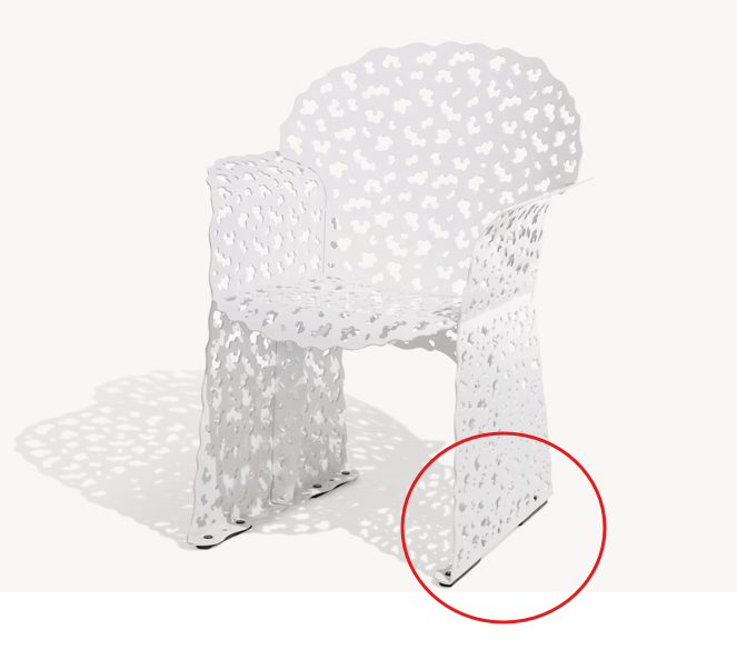 Knoll - Topiary Collection - Replacement Floor Glides