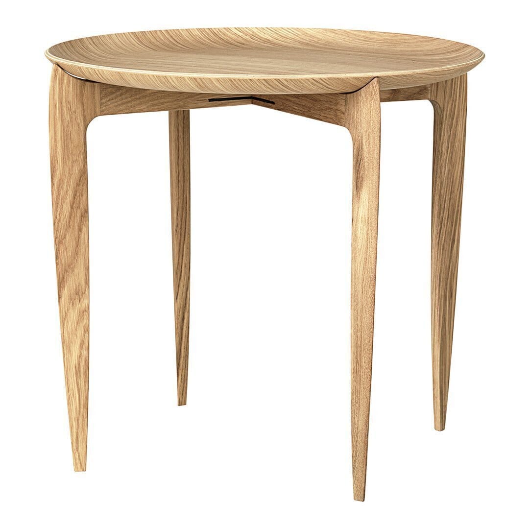 Tray Table 2 Pack End Tables Fritz Hansen Small Table - oiled oak finish