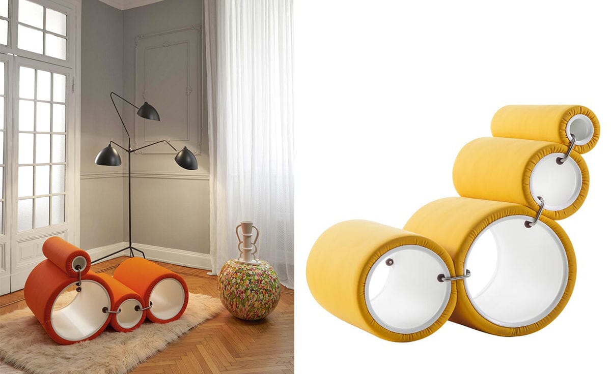 Joe Colombo Tube Chair Chair Cappellini