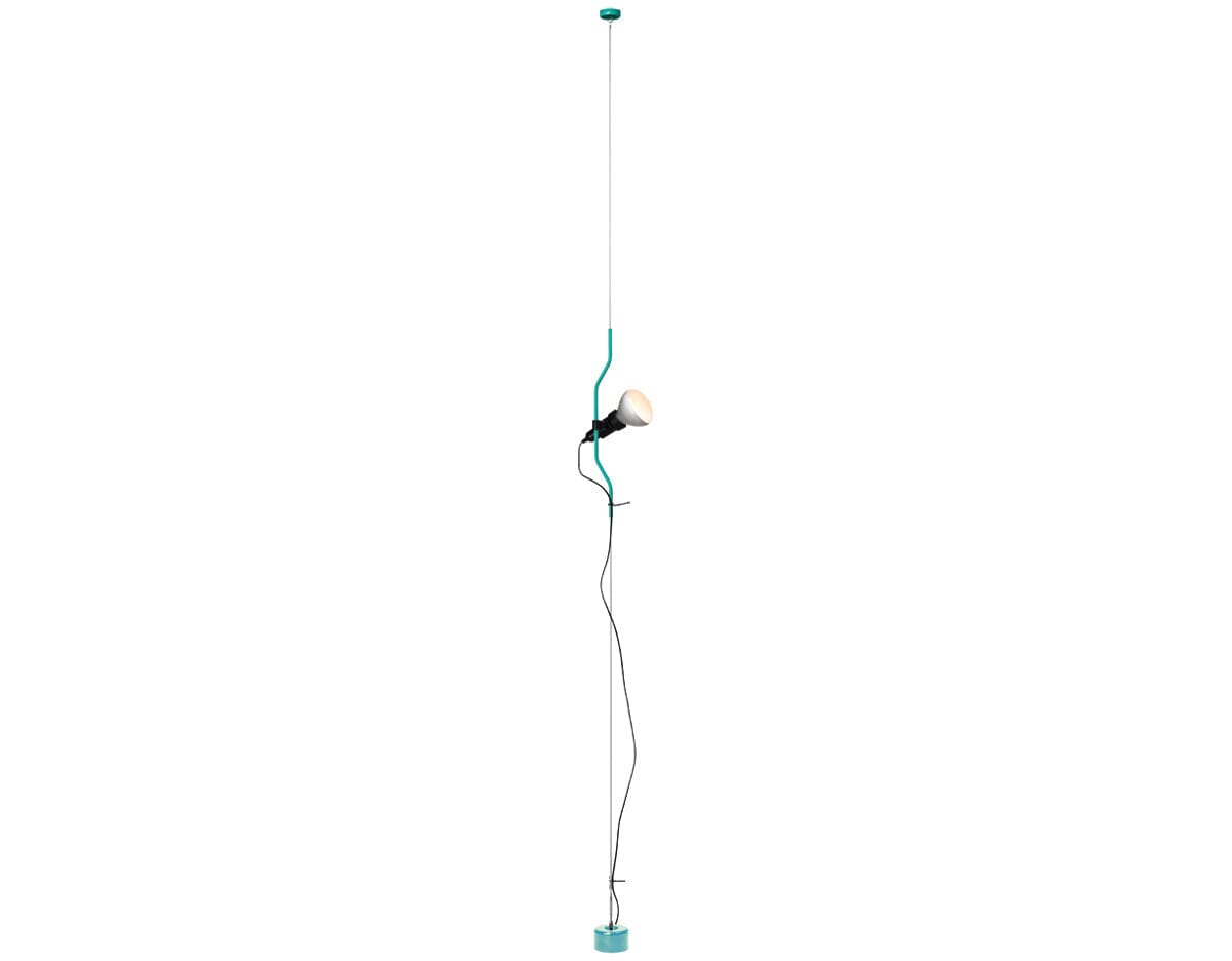 Parentesi 50 - Special Anniversary Edition Floor Lamps Flos Turquoise