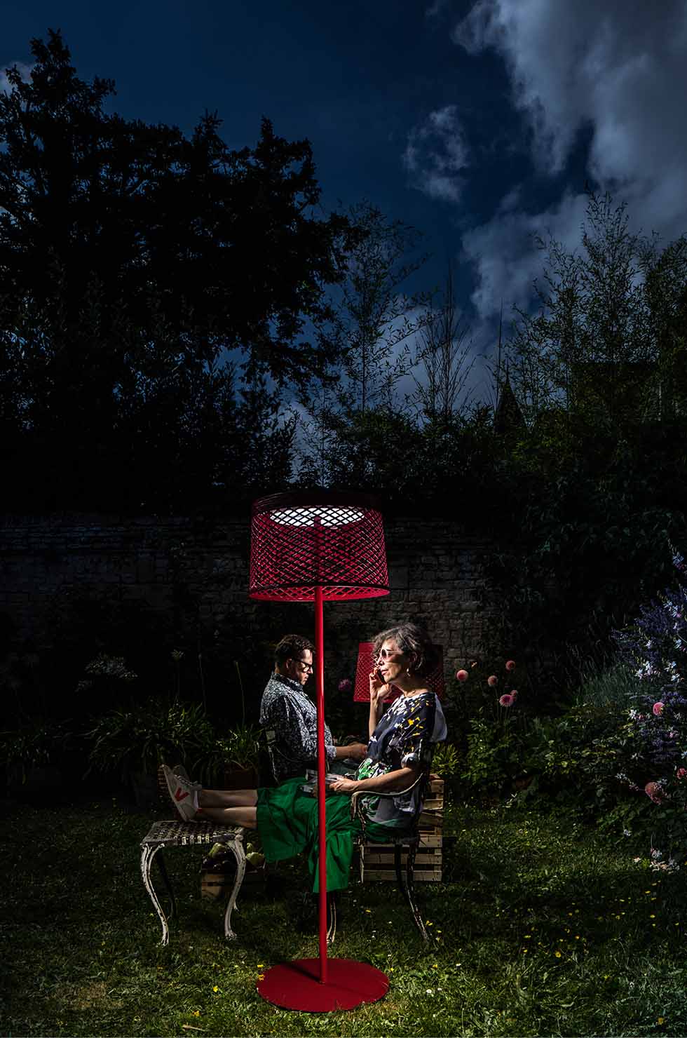 Twiggy Grid Reading Floor Lamp Floor Lamps Foscarini