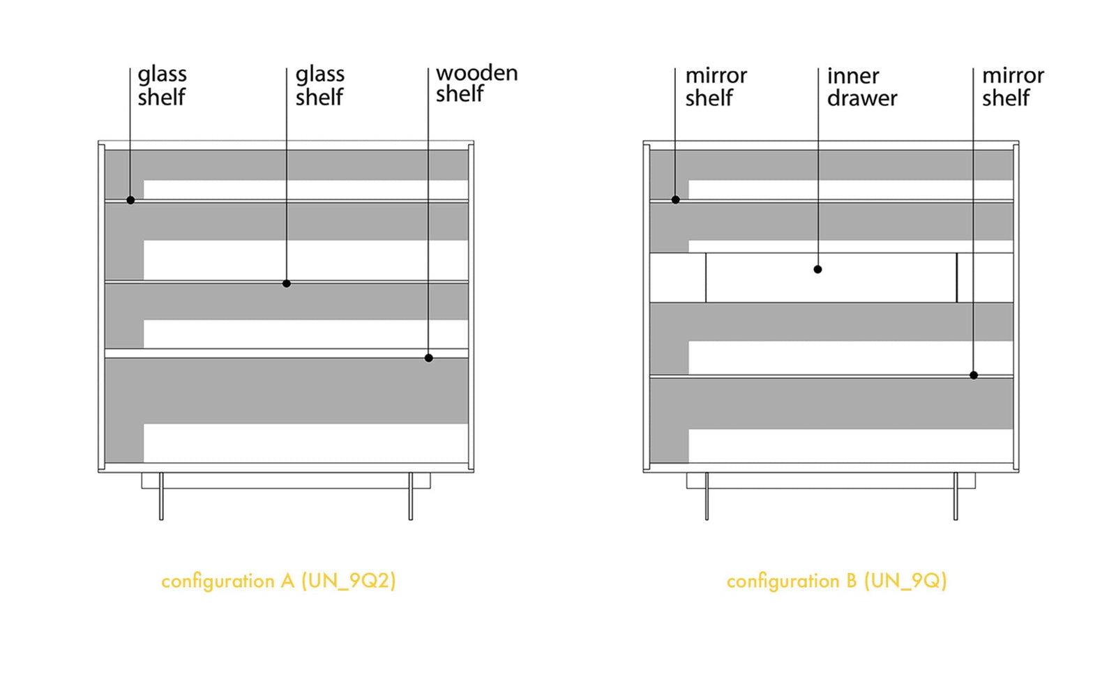 Uni Cabinet With 2 Doors Cabinets Cappellini